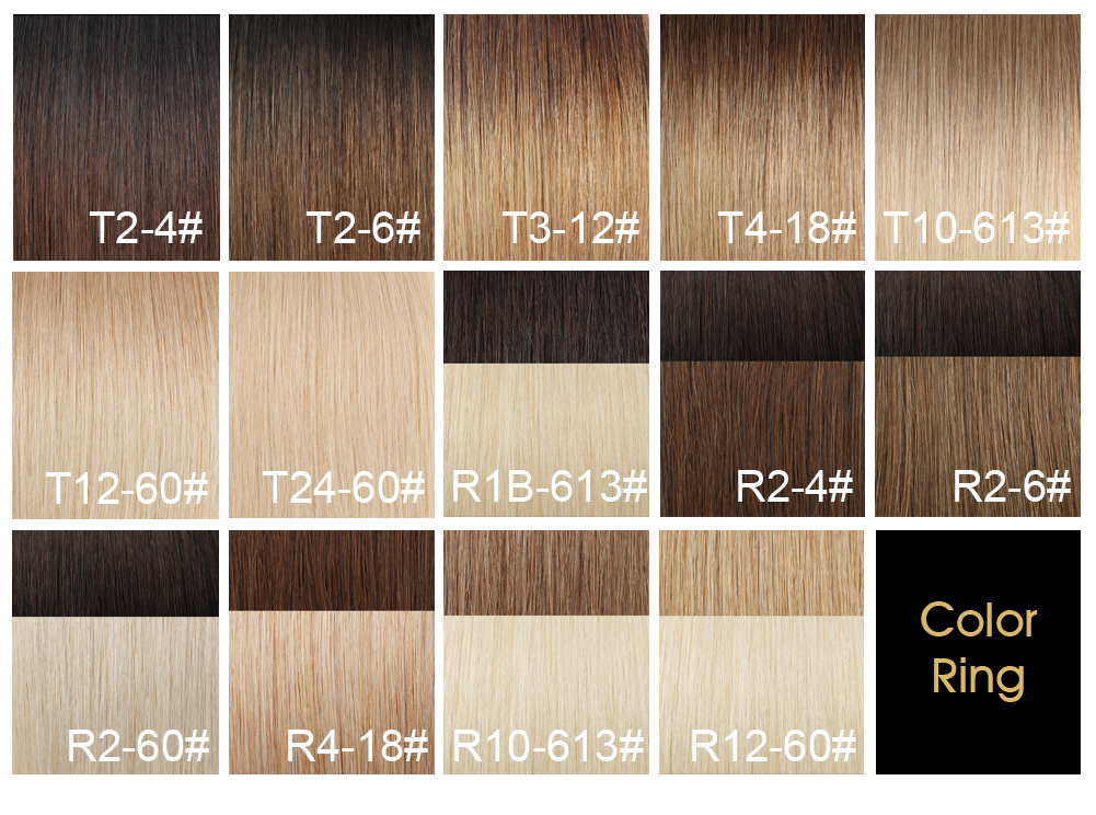 Hair Extensions Color Chart – Cliphair US